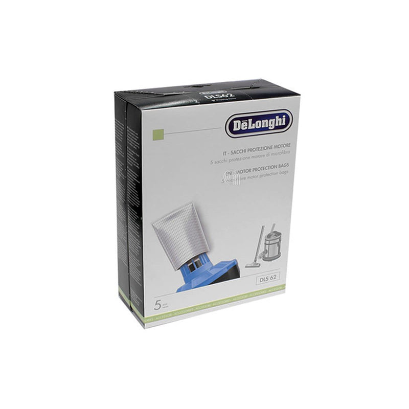 Set da 5 sacchetti originali per aspirapolvere De Longhi SP1700100