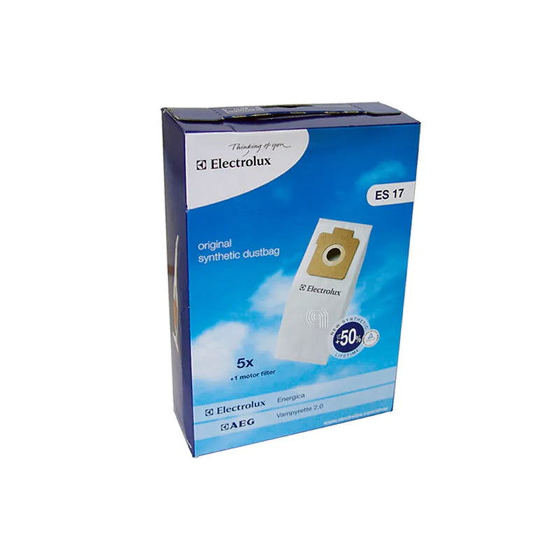 Set 5 sacchetti e 1 filtro originale per aspirapolvere Electrolux ES17
