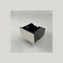 Frontale e cassetto per fondi di caffè nero/bianco De Longhi 7313235411