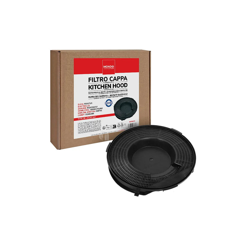 CANDY WHIRLPOOL ELICA - Filtro di carbone per cappa aspirante - F00173/1