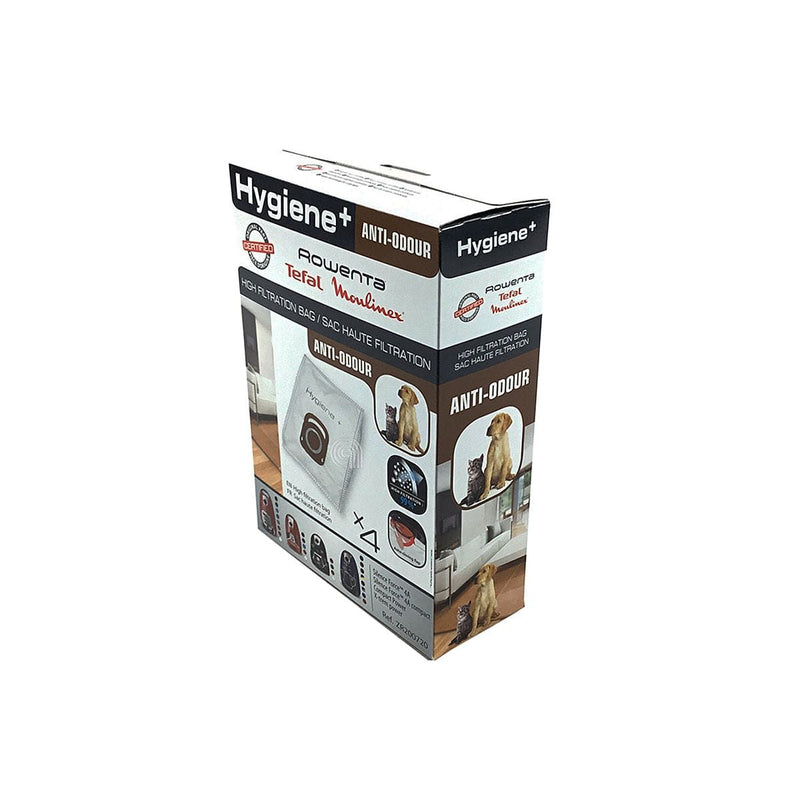 Set da 4 sacchetti originali per aspirapolvere Rowenta ZR200720