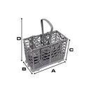 Cestello posate lavastoviglie compatibile Smeg 691410232