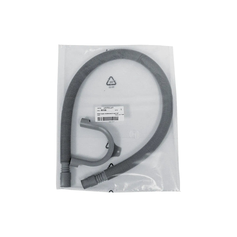 UNIVERSALE - Kit Tubo di Scarico Estensibile 0,8-3m Lavatrice Lavastoviglie - AST-00111205