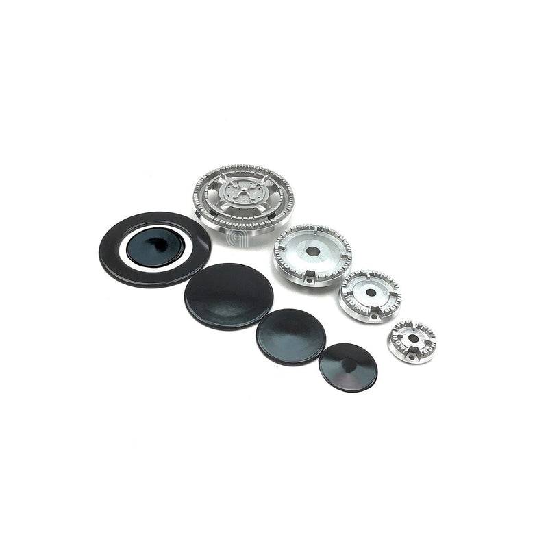 Kit bruciatori e spartifiamma per Whirlpool Indesit C00091686