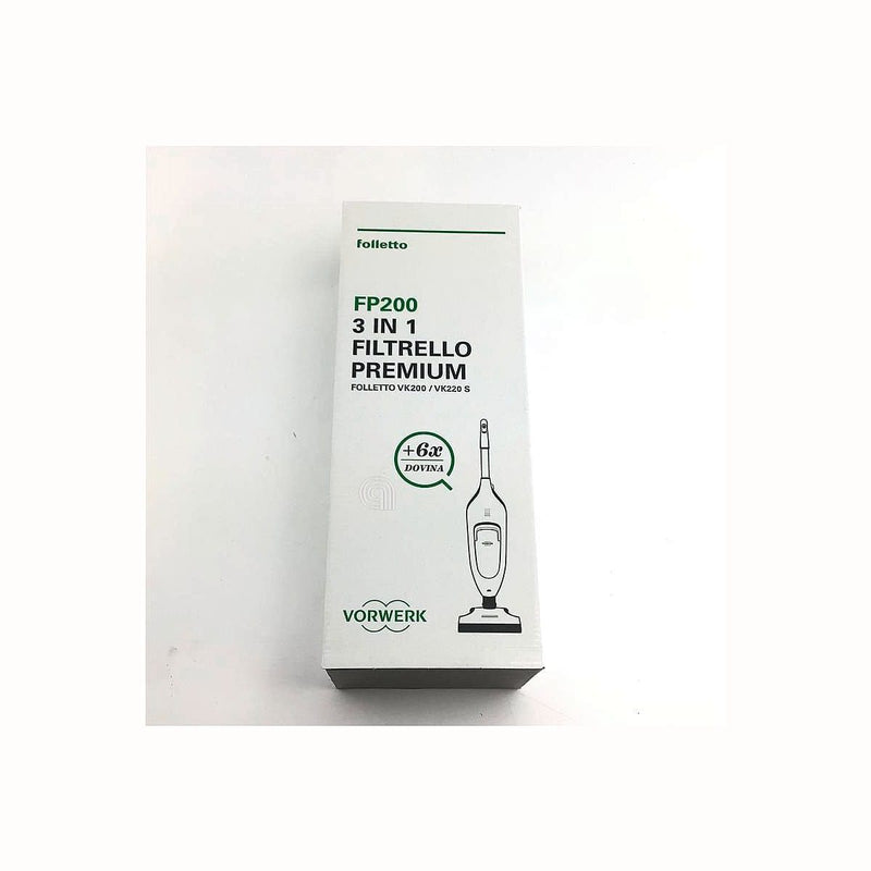 sacchetto filtro premium x6 con aroma Vorwerk Folletto VK200 VK220S