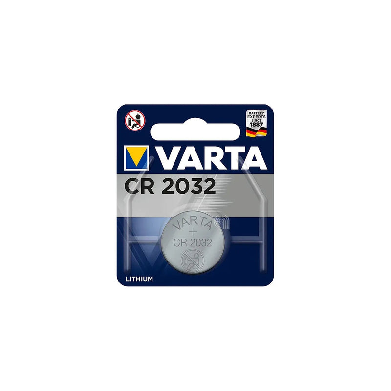 pila a bottone al litio CR2032 Varta 230mAh per telecomandi e orologi