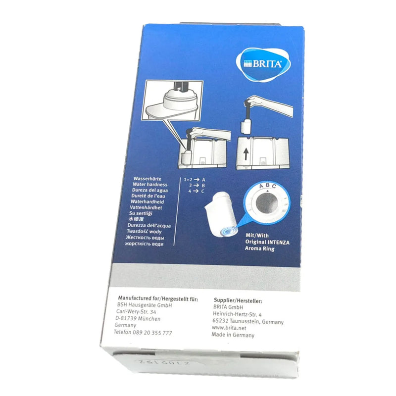 Filtro agua cafetera Espresso Bosch, Siemens, Balay 17000705