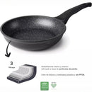 LACOR Sartén Eco-Piedra Aluminio Fundido