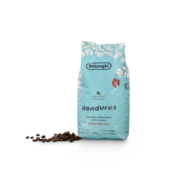 DeLonghi Caffè in grani di specialità Honduras, 100% Arabica tostatura media/scura, 250 g AS00006166 DLSC620