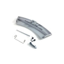 Set maniglia porta originale lavatrice Electrolux 4055186482 argento