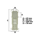VORWERK-FOLLETTO - Sacchetto filtro Super Filtrello Aspirapolvere - 45030