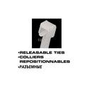 UNIVERSALE - Fascetta di Nylon 200x48 MM - Riutilizzabile - 100 pezzi - AST-55504074