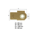 ELECTROLUX, KARCHER-SEBO, KARCHER - Sacchetti per aspirapolvere - AST-KAR102