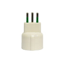 set 10 adattatori spina italiana 2p+t 10A a schuko