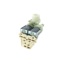 VALVOLA SOLENOIDE A 3 VIE 90° COMPATIBILE CON LAVATRICE COMPATIBILE CON MIELE