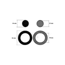 ARISTON, HOTPOINT, INDESIT - Copertura bruciatore piano cottura - C00053174, C00053175