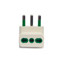 Set 10 adattatori triplo spina italiana 2P+T 16A Mondo