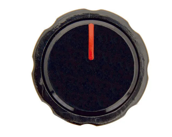 Manopola da cucina standard nera con albero da 8 mm | 200.71