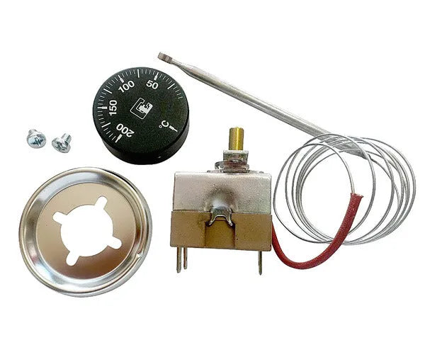 Termostato regolabile friggitrice 0-200º kit | 09310322