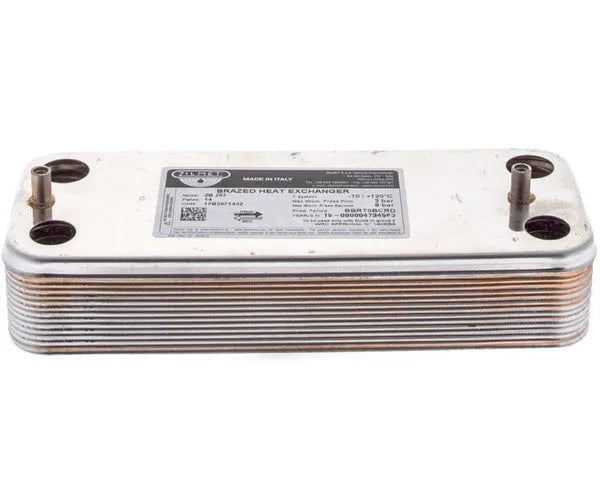 JUNKERS/BOSCH Scambiatore di caldaia 14 piastre | 8705406287 | 87054062870