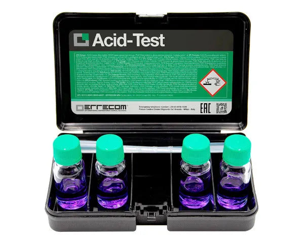Controllo presenza acido Errecom acid test