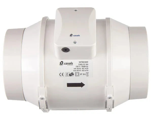 Ventilatore in linea Casals Chelys 315