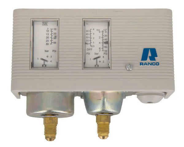 Ranco pressostato doppio ap/bp ip44 1/4" sae