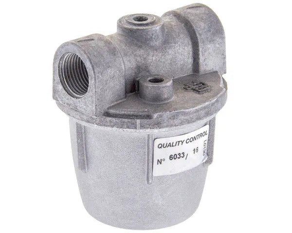 Filtro di linea gasolio 3/8" h alluminio