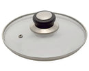 Coperchio in acciaio inox con valvola ø 18 cm.