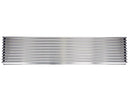 Griglia di ventilazione 600x125mm acciaio inossidabile opaco
