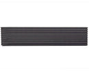 Griglia di aerazione 600 x 125 mm. nero