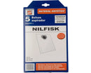 SACCO ASPIRAPOLVERE SINTETICO NILFISK 5 PEZZI