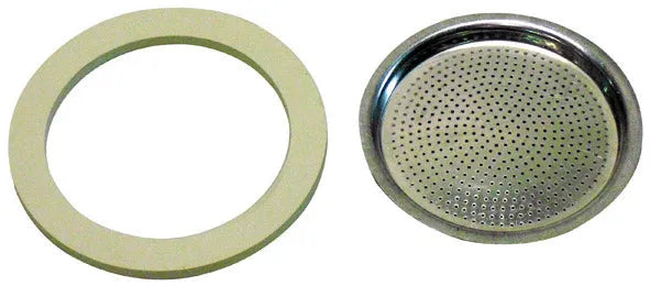 PIATTO FILTRO+GUARNIZIONE PER CAFFETTIERA 6T
