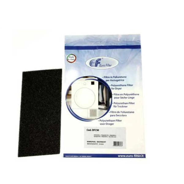 Filtro espuma secadora Whirlpool, Bauknecht, Indesit 481010354757