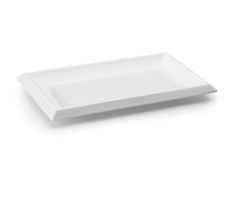 LACOR Bandeja rectangular Angle White Classic 63531