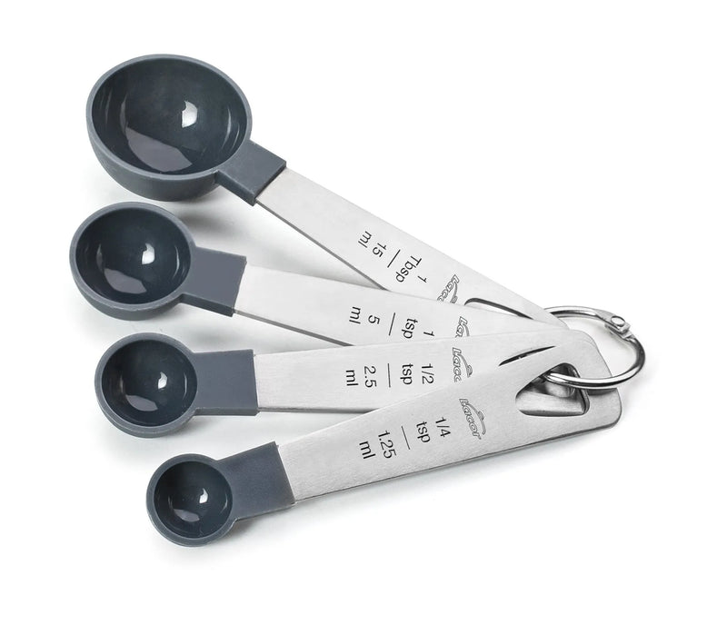 LACOR Set 4 cucharas medidoras Grey 67037