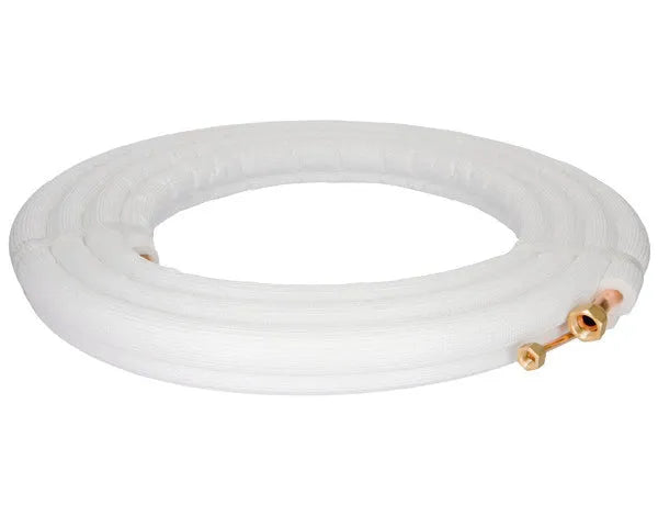 Tubo di rame isolato bipolare 1/4+3/8 5 m.