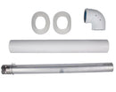 Junkers/Bosch Set di evacuazione caldaia stagna 1 m. | 7719001785