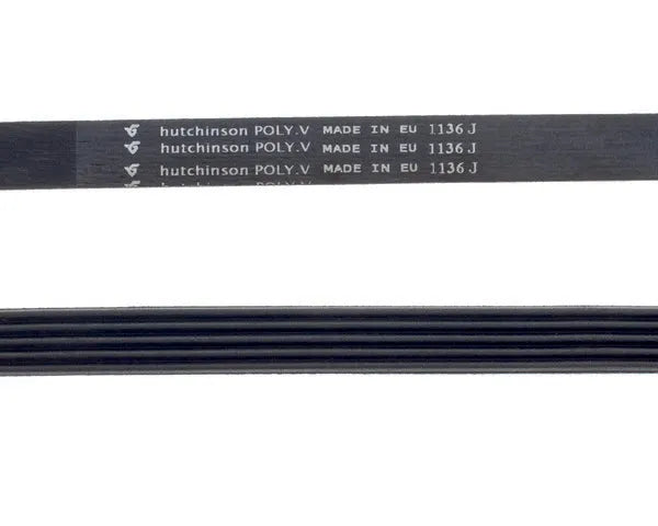 Cinghia per lavatrice scanalata 1136 j-5
