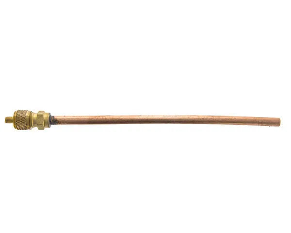 Valvola a cappuccio con tubo 1/4" da saldare 6x150