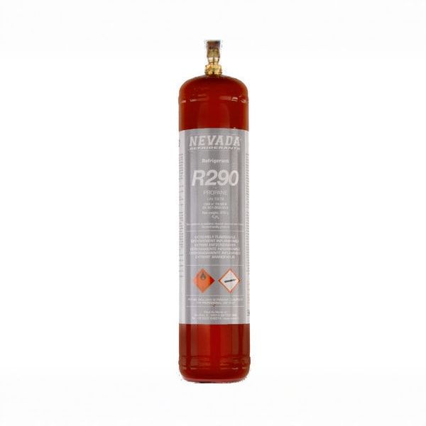 Gas refrigerante r290a bombola 370 gr.