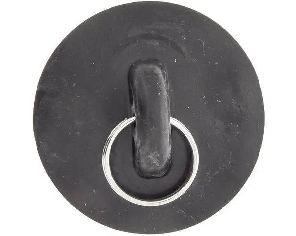 Tappo per lavandino in gomma ø 38 mm.