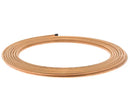 Tubo di rame 1/4'' 15 m. norma en12735-1
