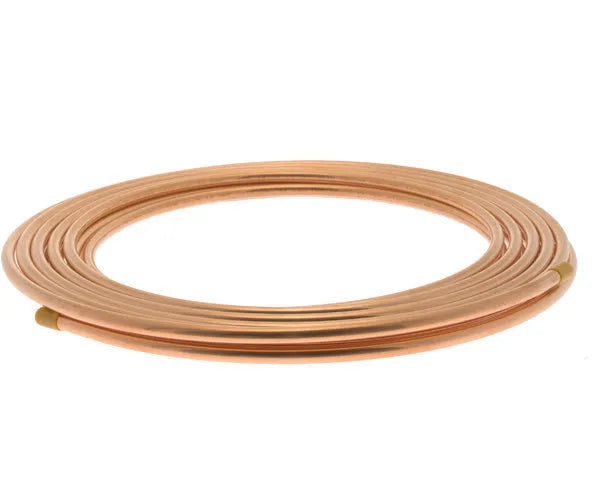 Tubo di rame 1/2'' 15 m. norma EN12735-1