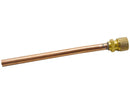 Valvola a cappuccio con tubo 1/4" da saldare 6x100