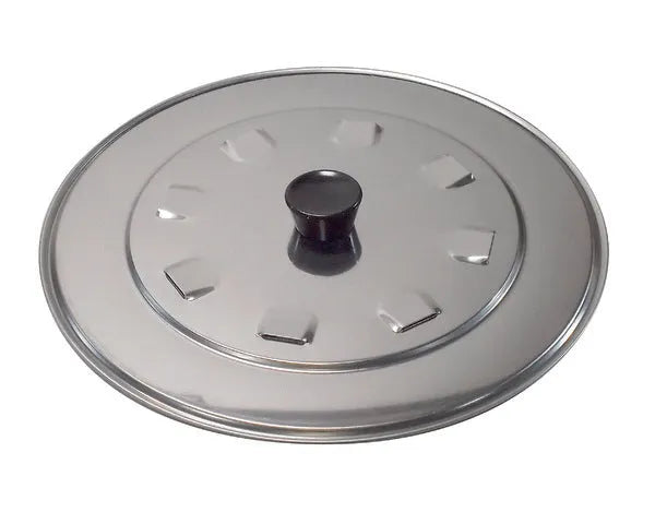 Coperchio in acciaio inox ø 24 cm.