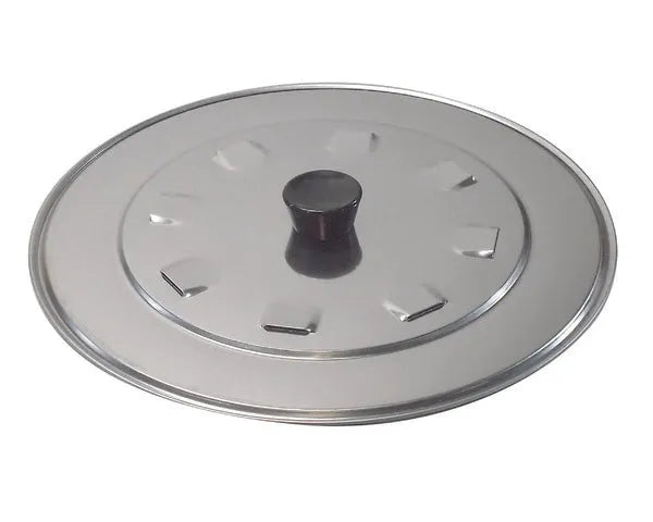 Coperchio in acciaio inox ø 26 cm.
