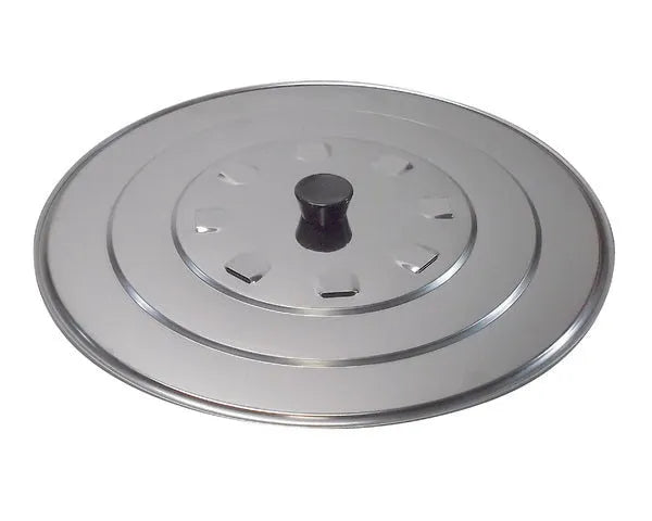 Coperchio in acciaio inox ø 30 cm.