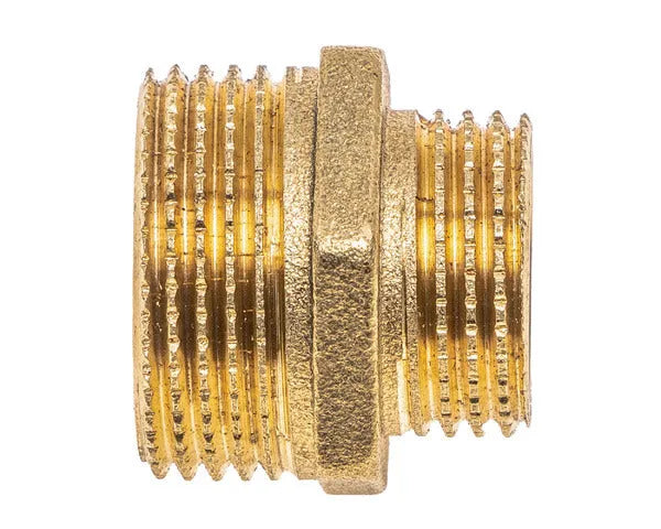 RACCORDO IN OTTONE MASCHIO RIDOTTO 1/2' x 3/4'