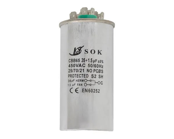 Condensatore di lavoro 35µF + 1,5µF 450V